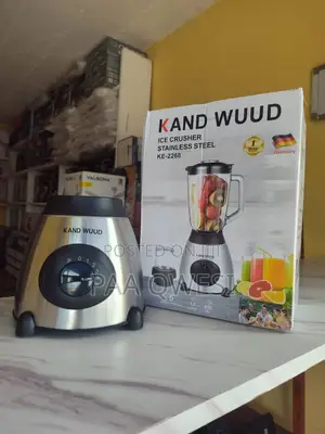 High Speed 2 in 1 Glass Kand Wuudblender