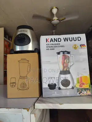 Kand Wuud Processor Chopper Immersion 2 in 1 Glass Blender