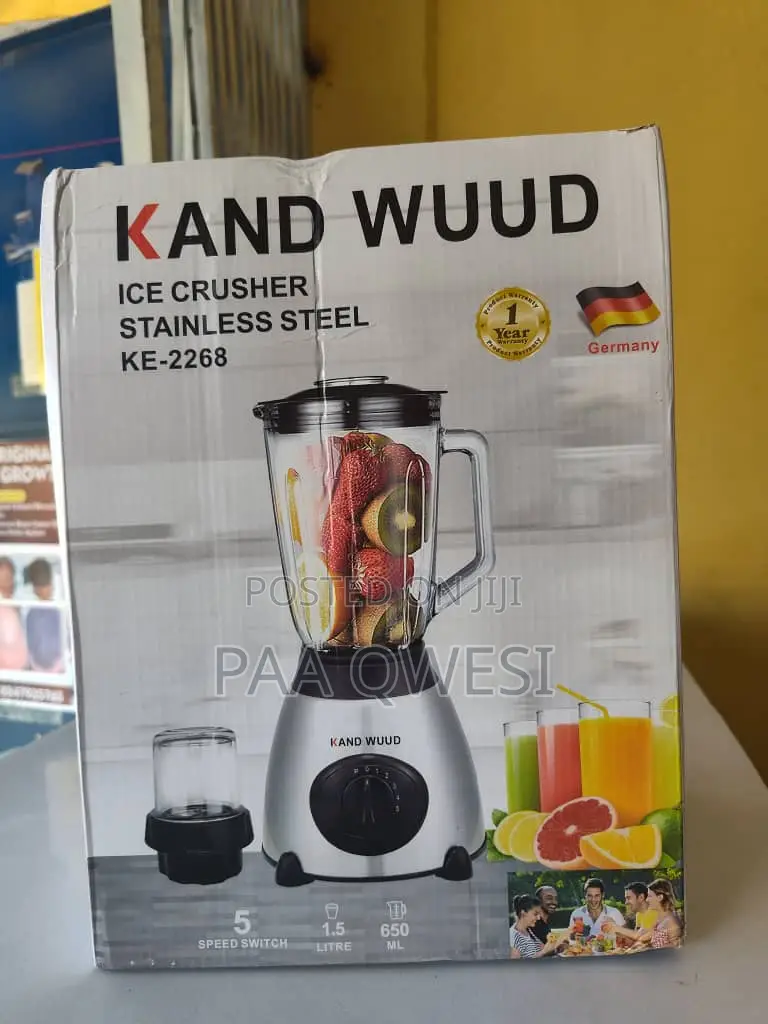 Glass Kand Wuud Blender(2 in 1)