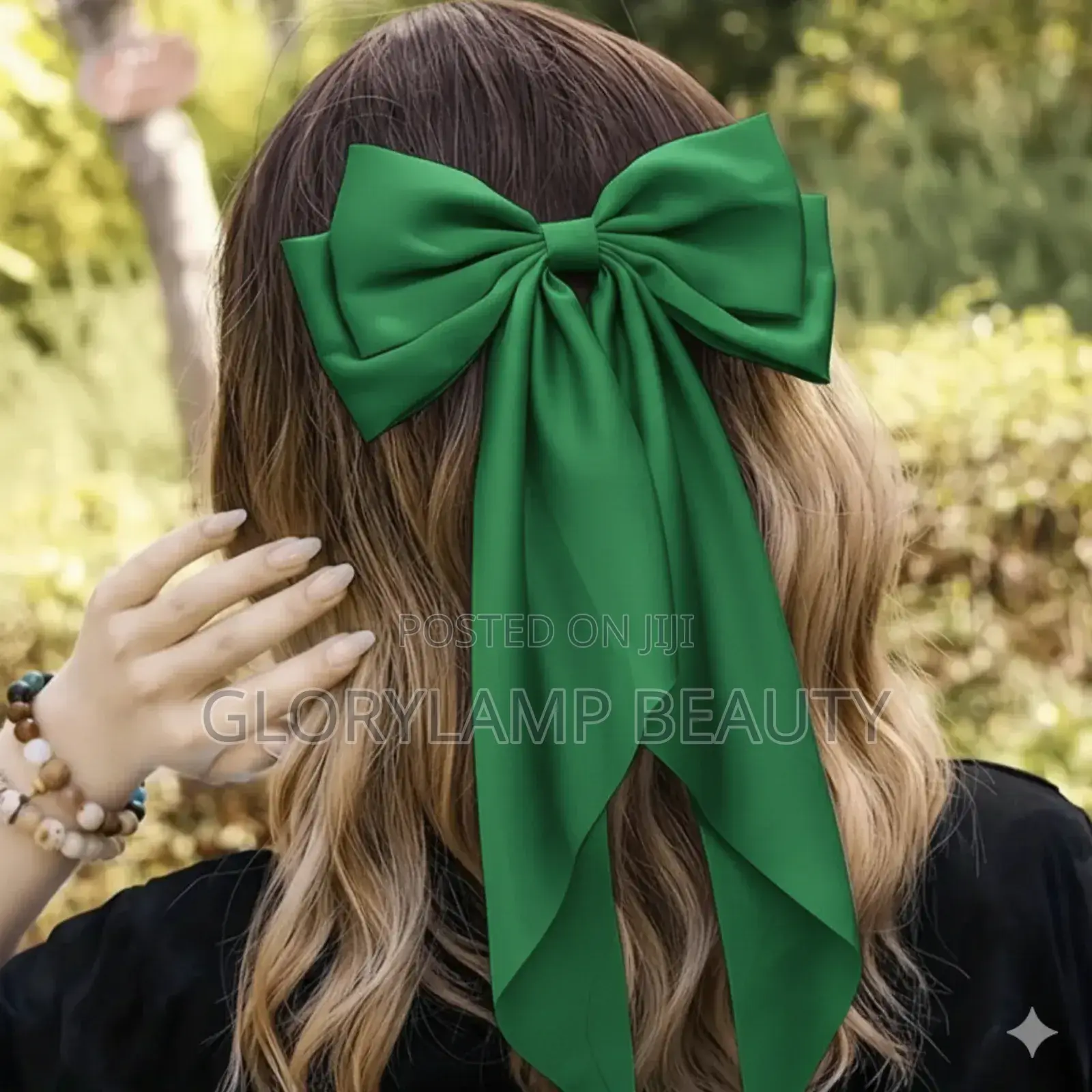 Satin Bow Hairclips for Women