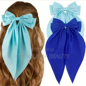 Satin Bow Hairclips for Women