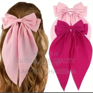 Satin Bow Hairclips for Women