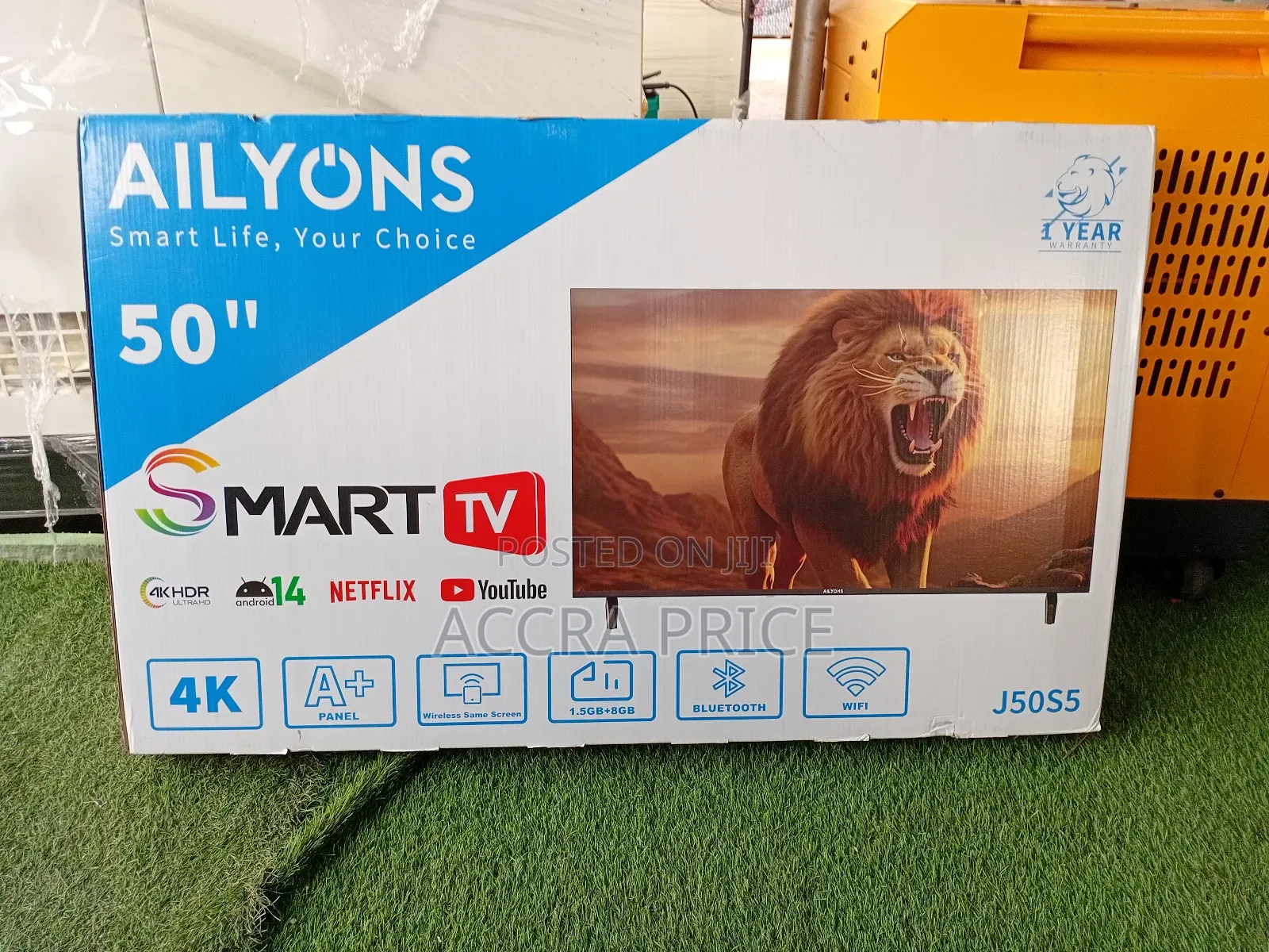 You're Story on Screen Ailyons 50inches Smart Television