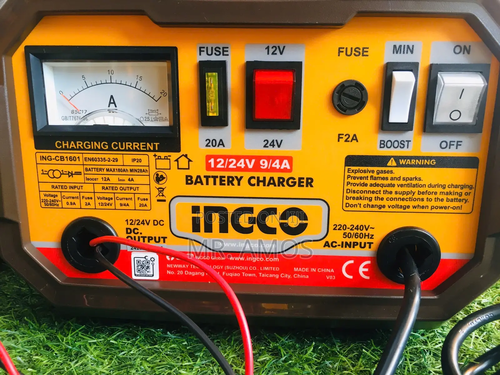 12/24v Battery Charger With 12amps Boost Current - Ing-Cb1601