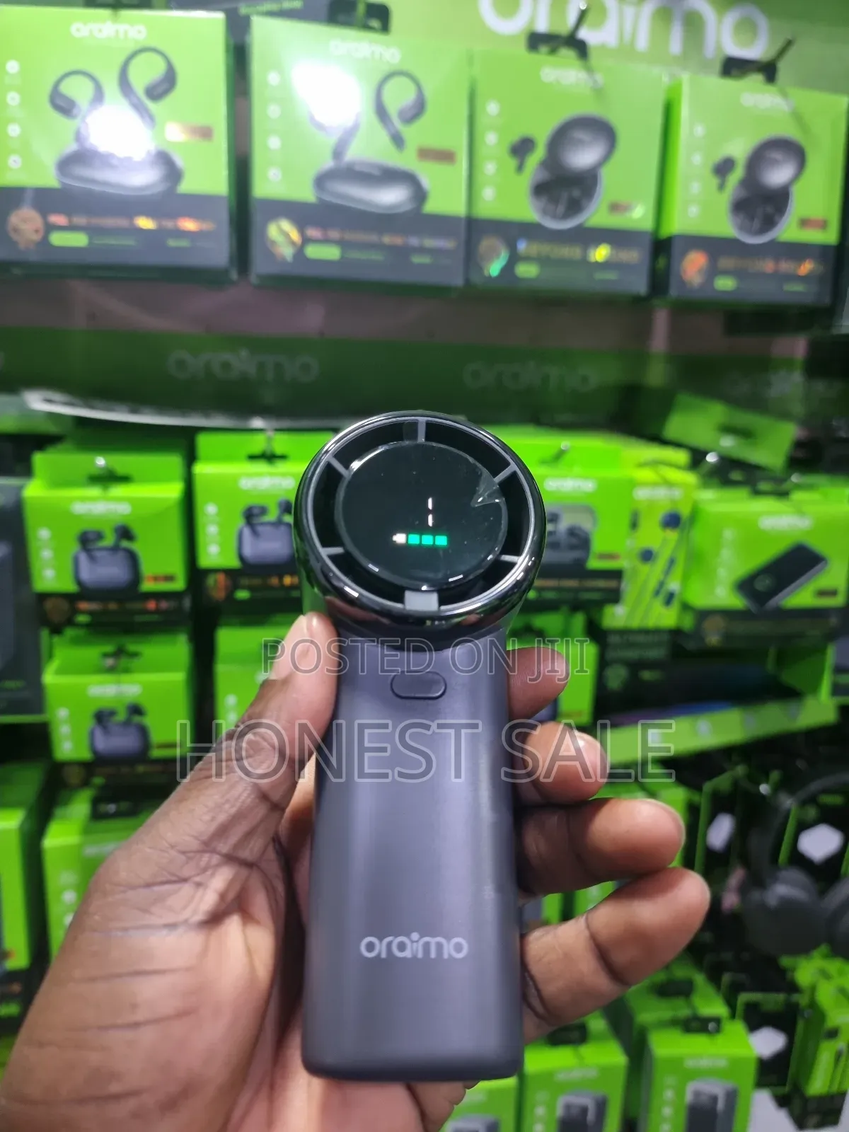 Oraimo Turbofan Air Handheld Fan Intense Airflow