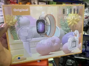 Smart Watch, 7-Straps, Airpods and Mini Rechargeable Hand Fan