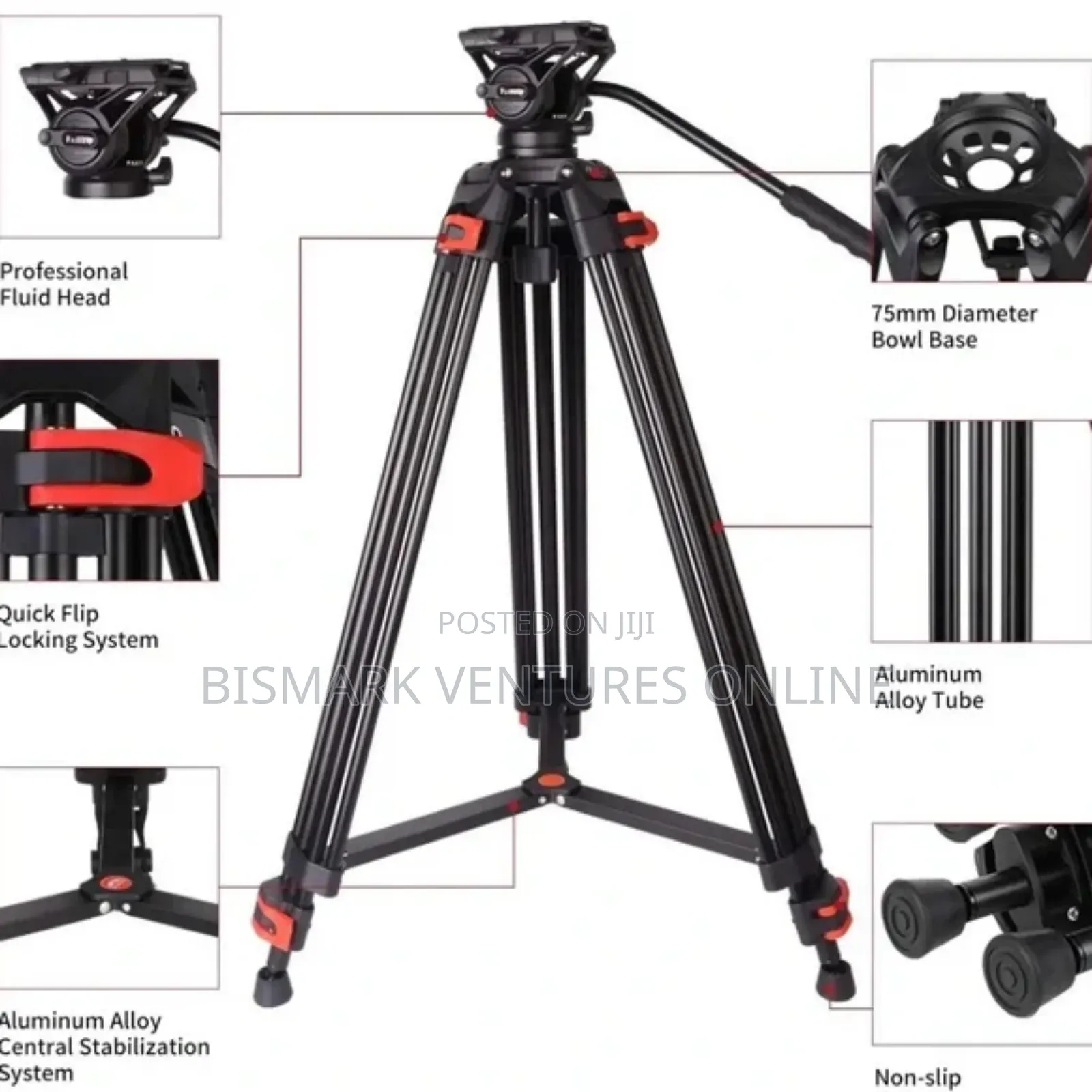 Heavy Duty Aluminum Tripod, Home Use