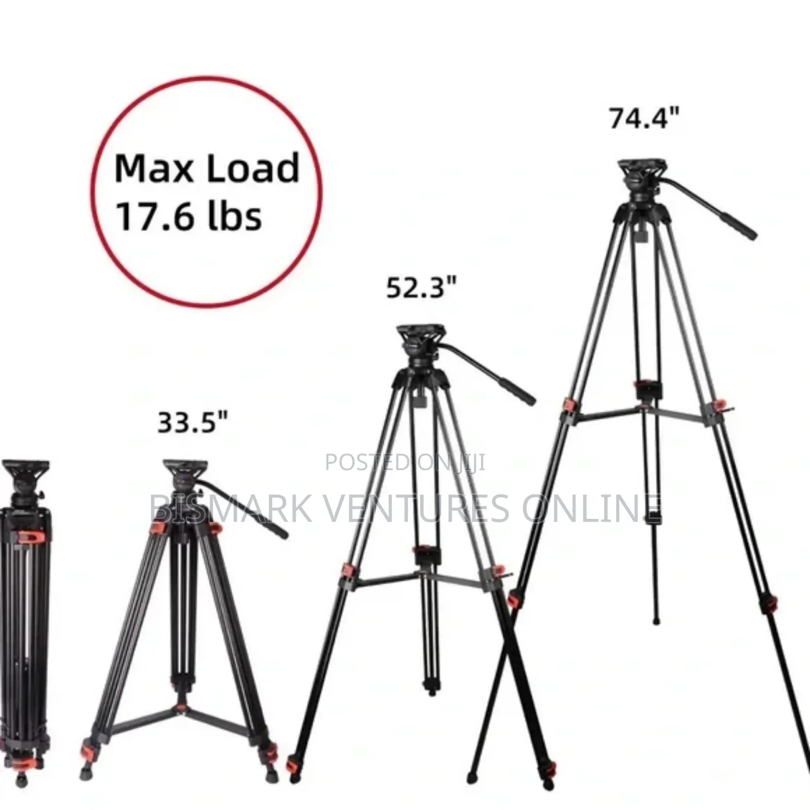 Heavy Duty Aluminum Tripod, Home Use