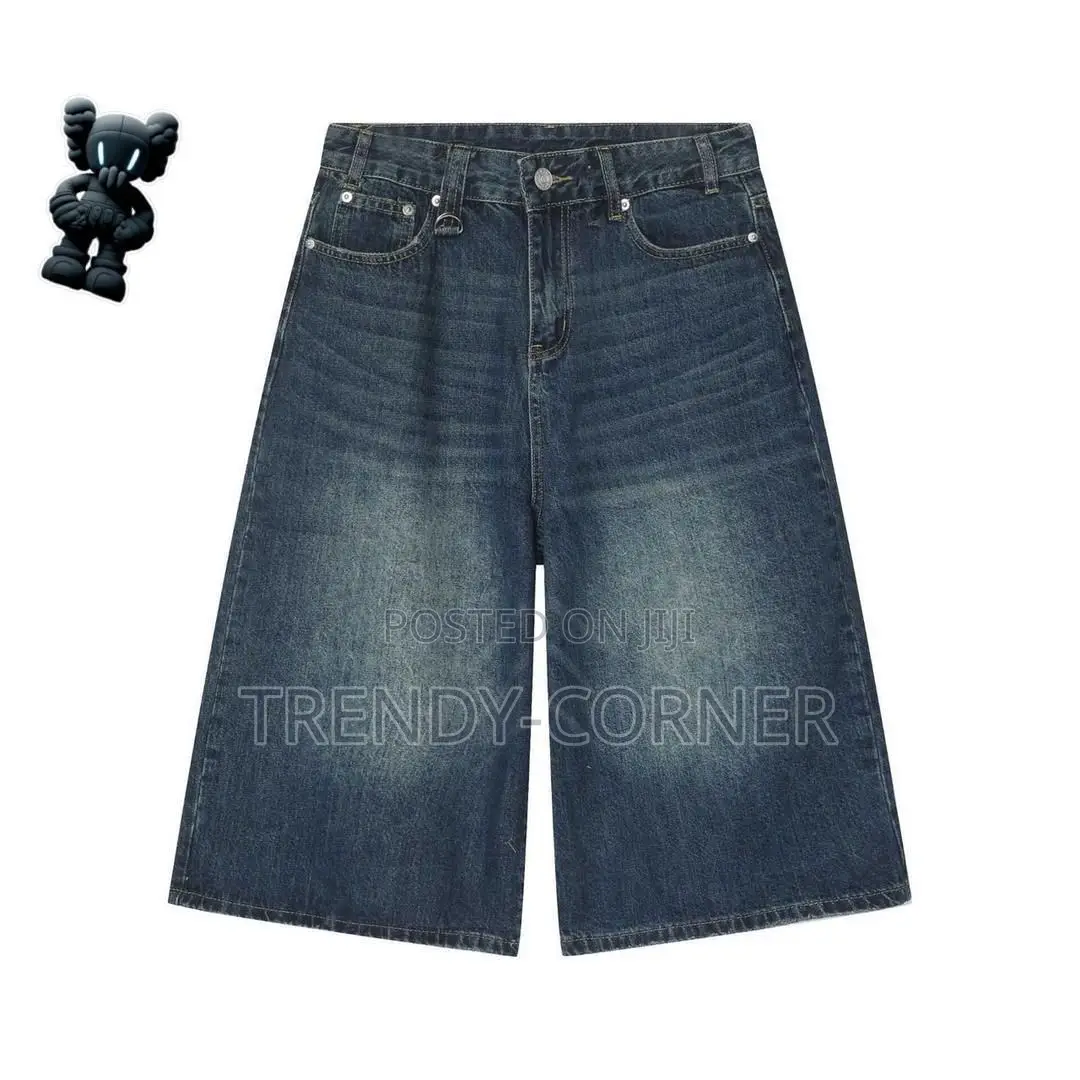 Denim Baggy Jorts / 3 Quarter Shorts