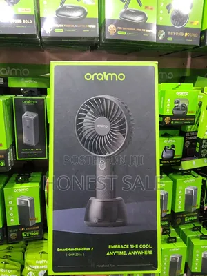 Oraimo Smarthandheldfan 2 Handheld Fan With Light Base