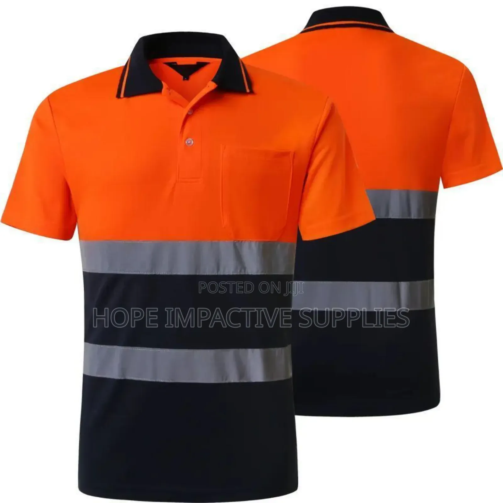 Reflective Polo Shirt - Short Sleeve.