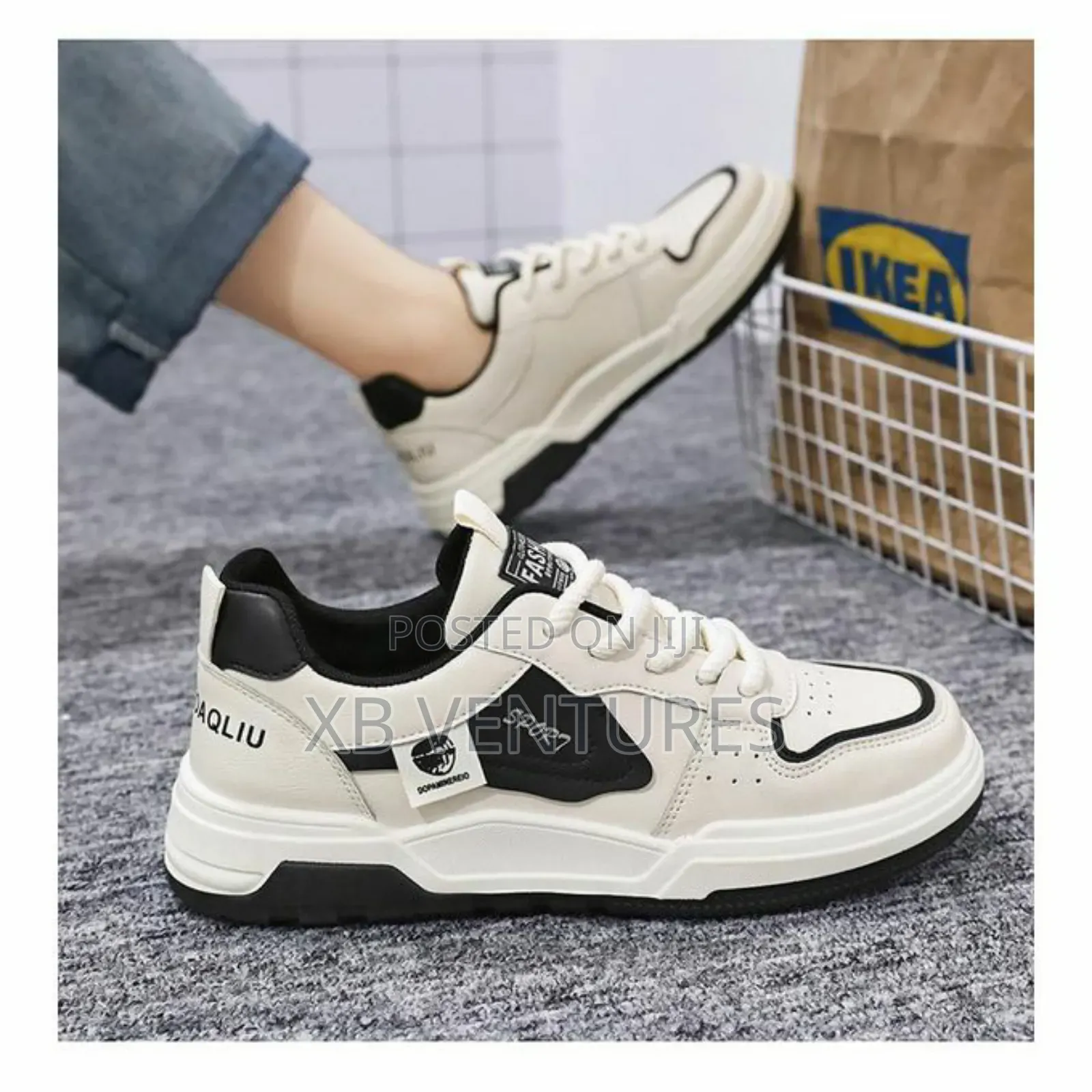 Men's Casual Dress Sneakers Lace-Up