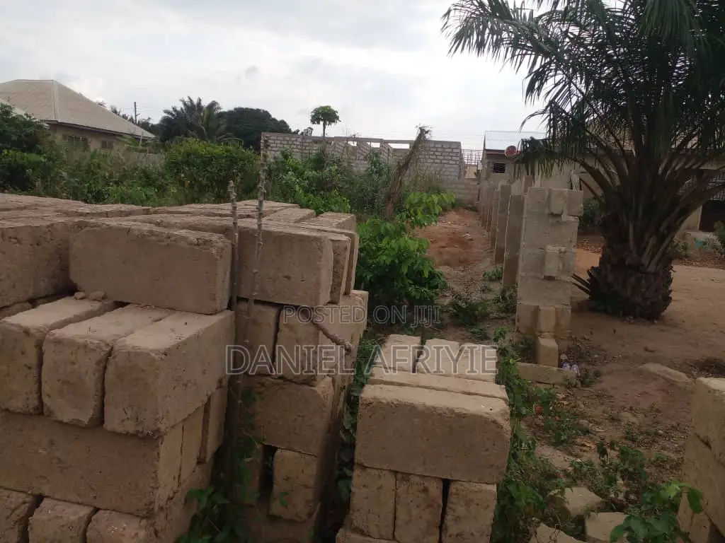 Full Plot of Land With Fence Wall for Sale at Atonsu Sawua