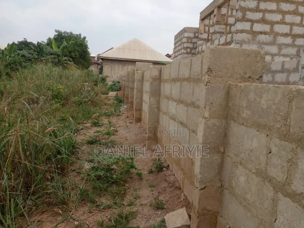 Full Plot of Land With Fence Wall for Sale at Atonsu Sawua