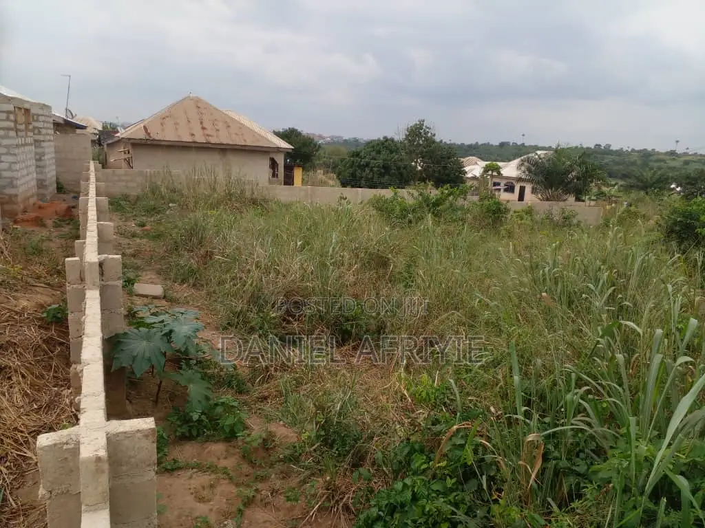 Full Plot of Land With Fence Wall for Sale at Atonsu Sawua