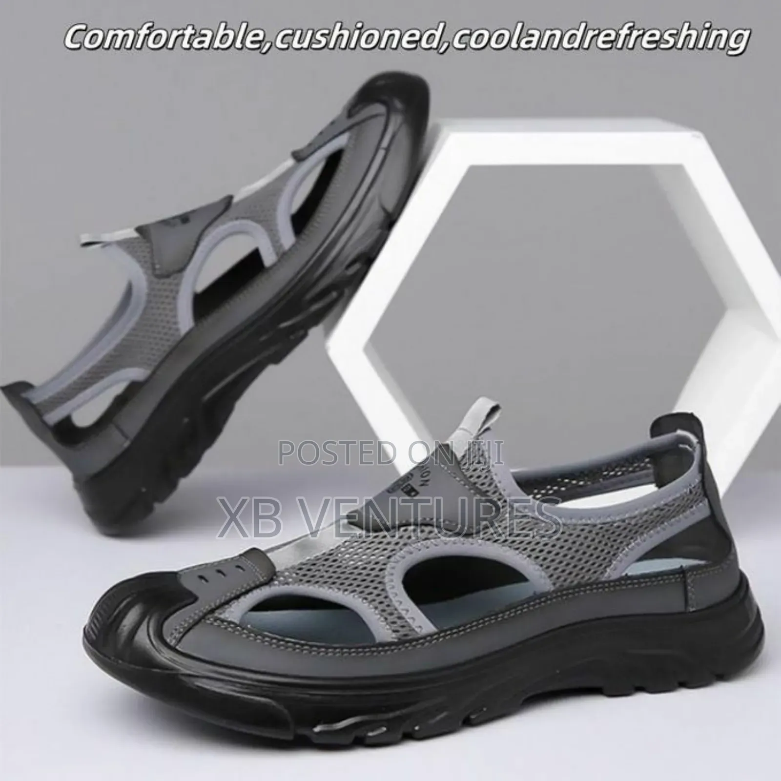 Breathable Sandals Slippers Half Casual Open Shoes