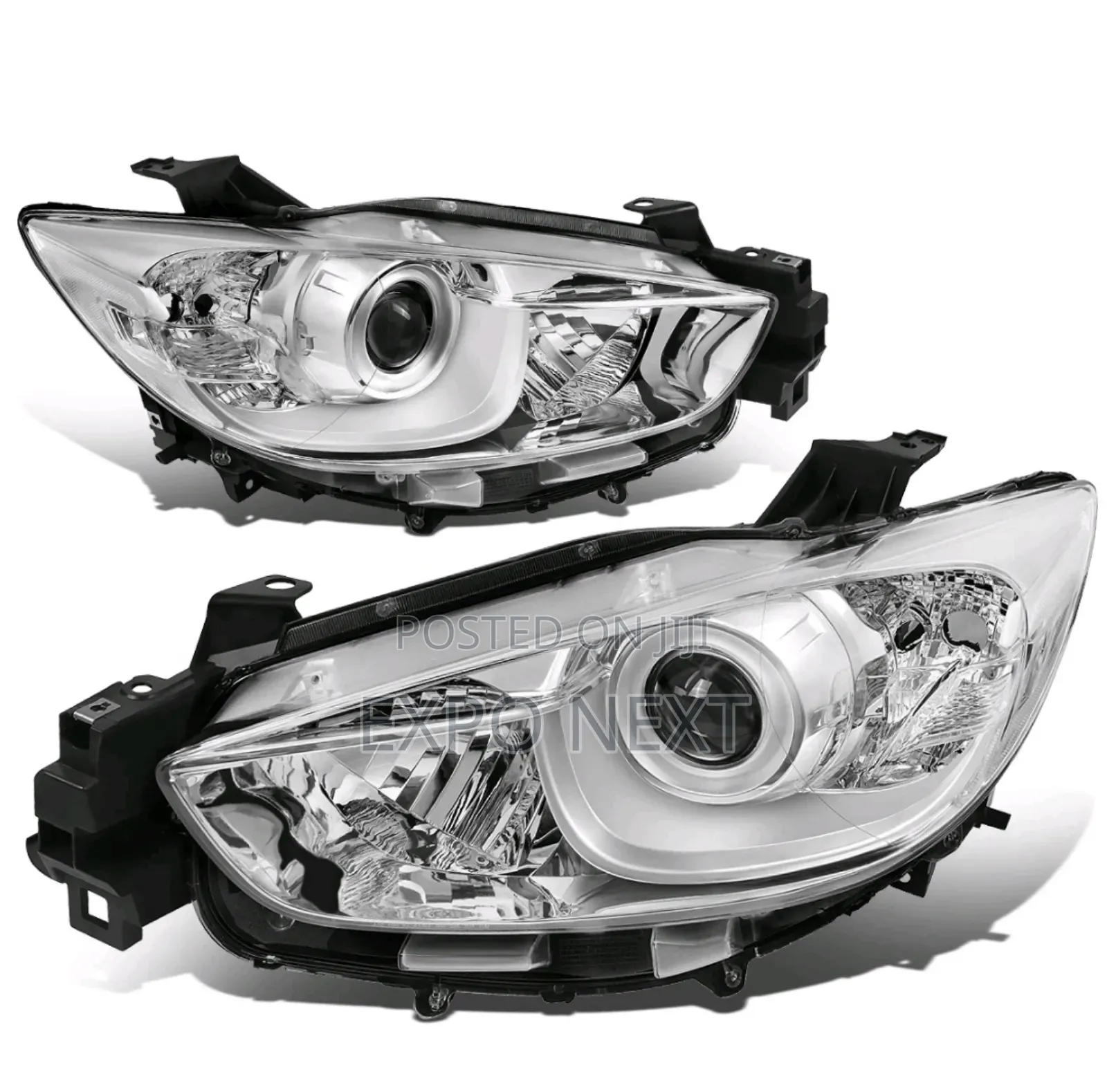 2013-2016 Mazda Cx5 Cx-5 Pair Style Projector Headlight  Chrome
