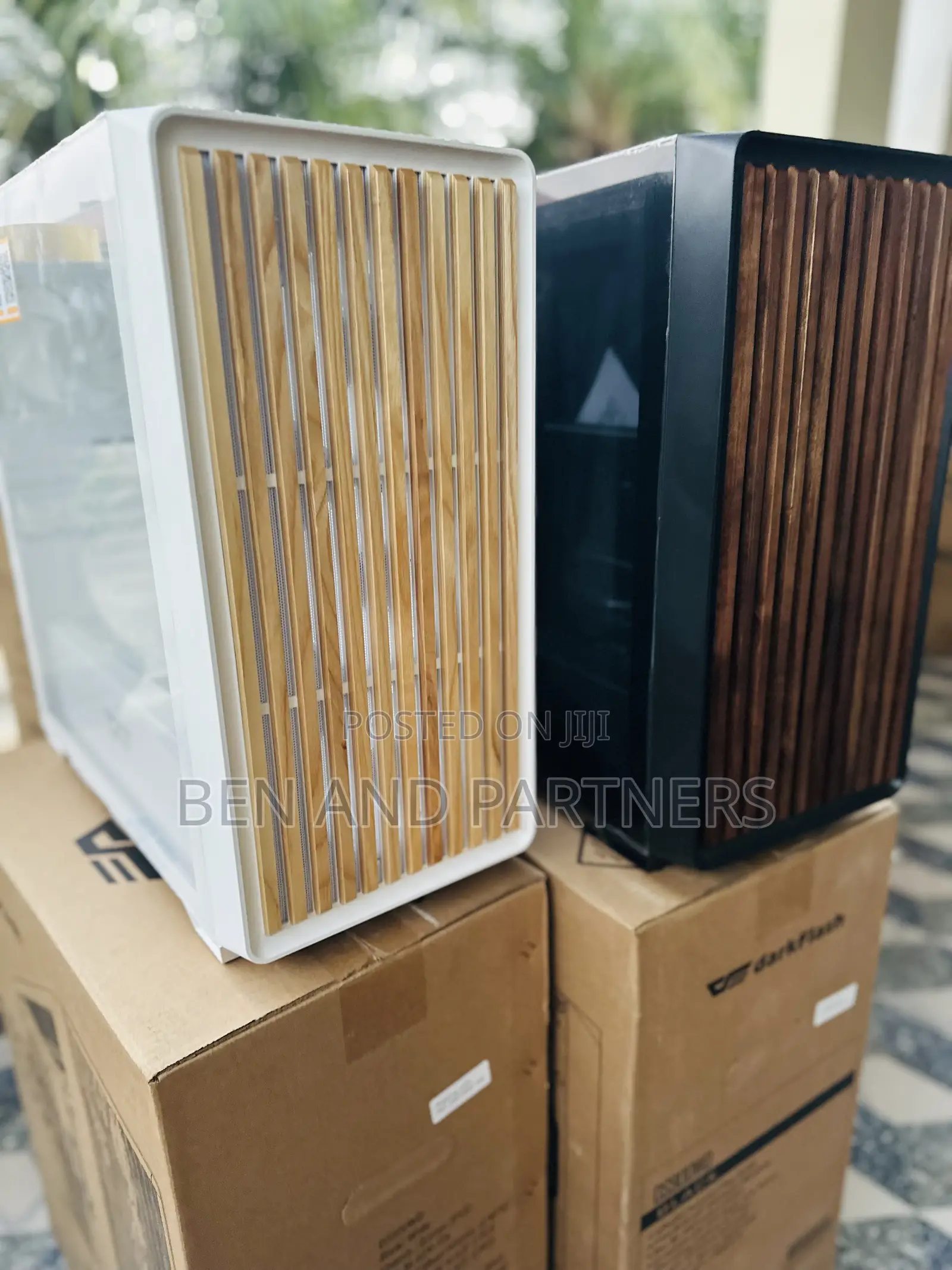 Darkflash Ds900wd Atx Case With 4-argb Fans, Tempered Glass, Walnut