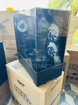 Darkflash Ds900 Air Atx Case With 6-argb Fans, Tempered Glass, Type-c