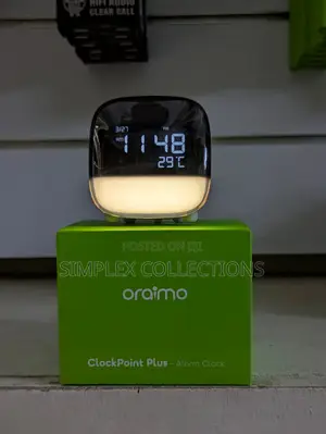 Oraimo Clockpoint Plus Rechargeable Digital Clock With Touch Light in ...