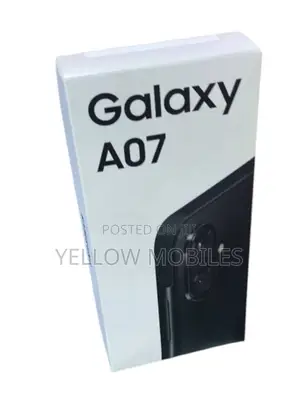 New Samsung Galaxy A07 4G 128 GB Black