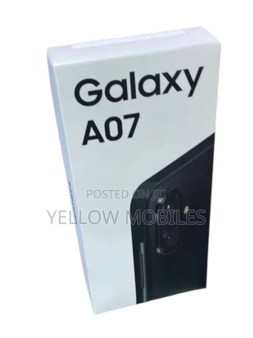 New Samsung Galaxy A07 4G 128 GB Black