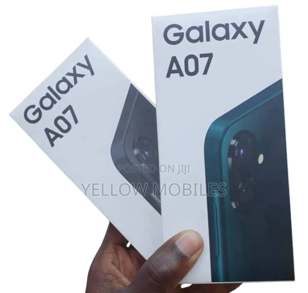 New Samsung Galaxy A07 4G 128 GB Black