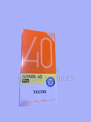 New Tecno Spark 40 Pro 128 GB Black