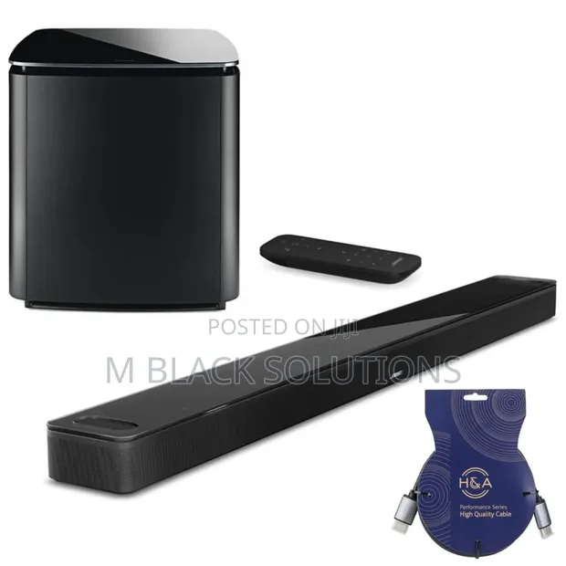 Bose Smart Soundbar and Bass Model 700 Black
