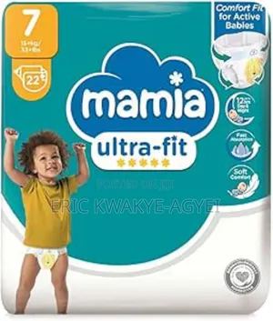 Mamia Nappies Ultra Dry Air System 22 Pack/Size 7 (Xxl)