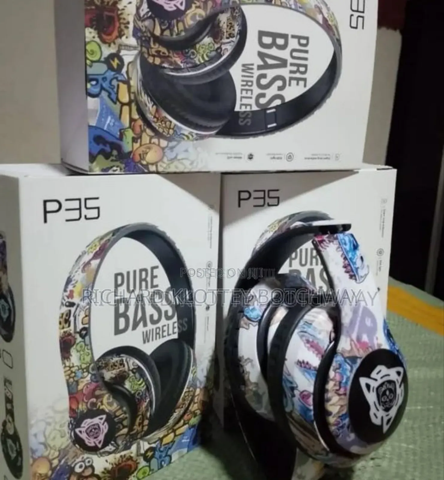 P35 Pure Bass Wireless Headphone