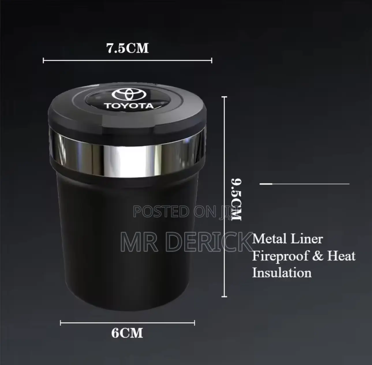 Car Ashtray Vehicles For All Toyota Cars Novelty Decorate