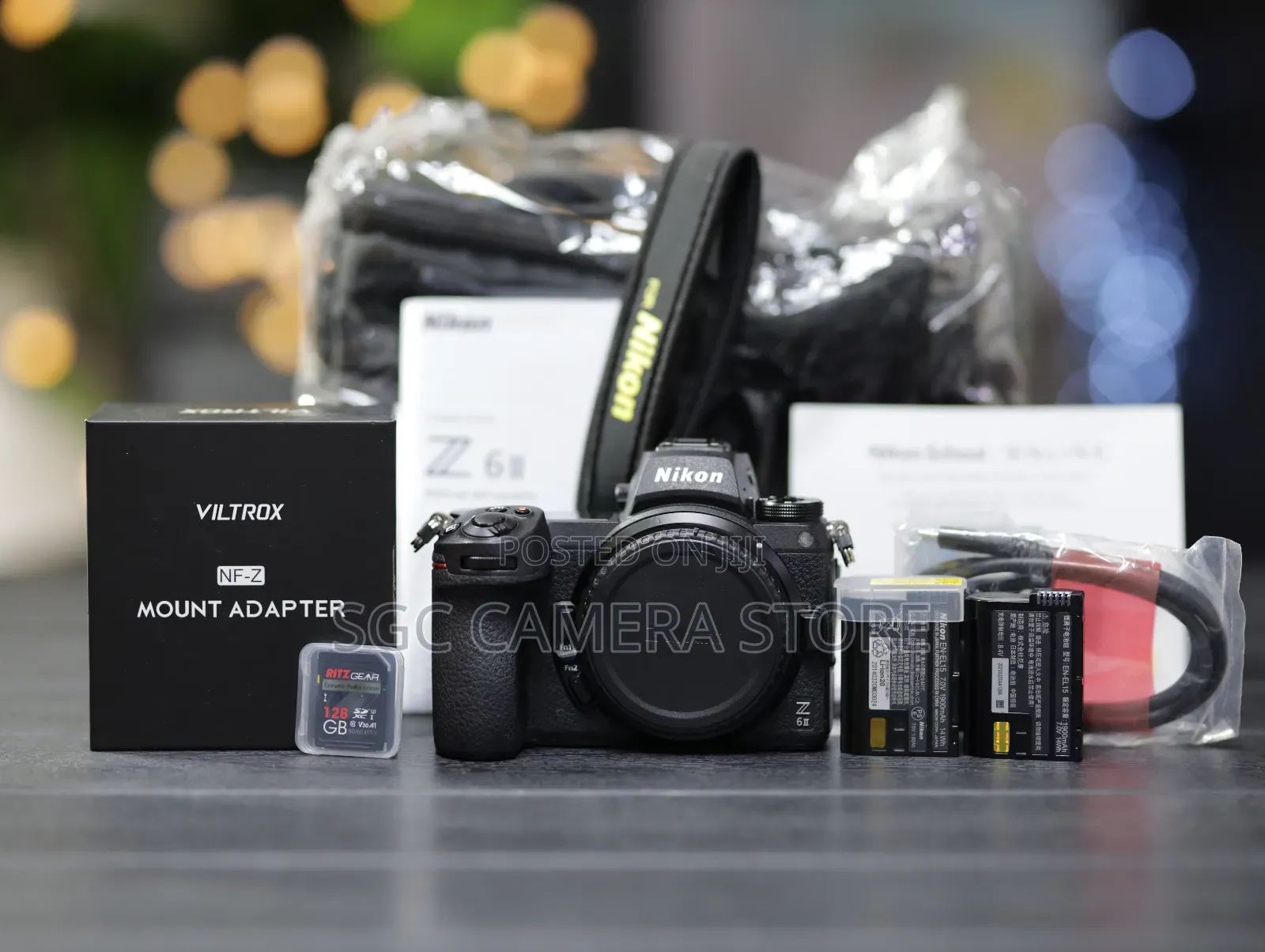 Nikon Z6 Ii  + Ftz Adapted + 8months Warranty ( Home Used, Like New )