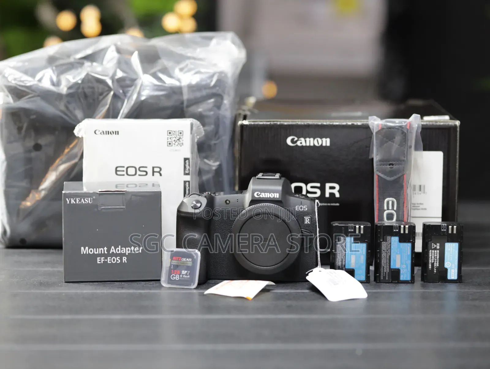 Canon Eos R + Ef-Rf Adapter + 8months Warranty