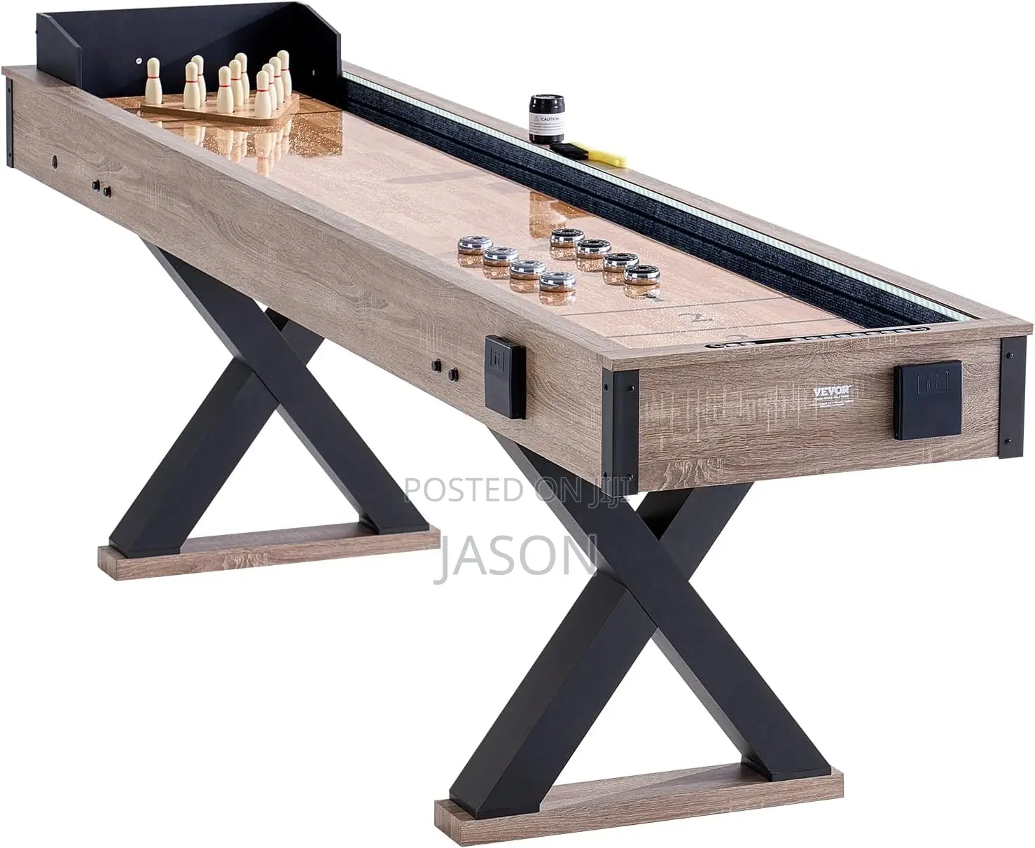 Vevor 9ft Led Shuffleboard And Bowling Combo Game Set