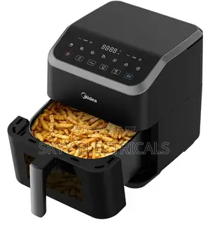 Midea Mf-cy55k Air Fryer 5l Black