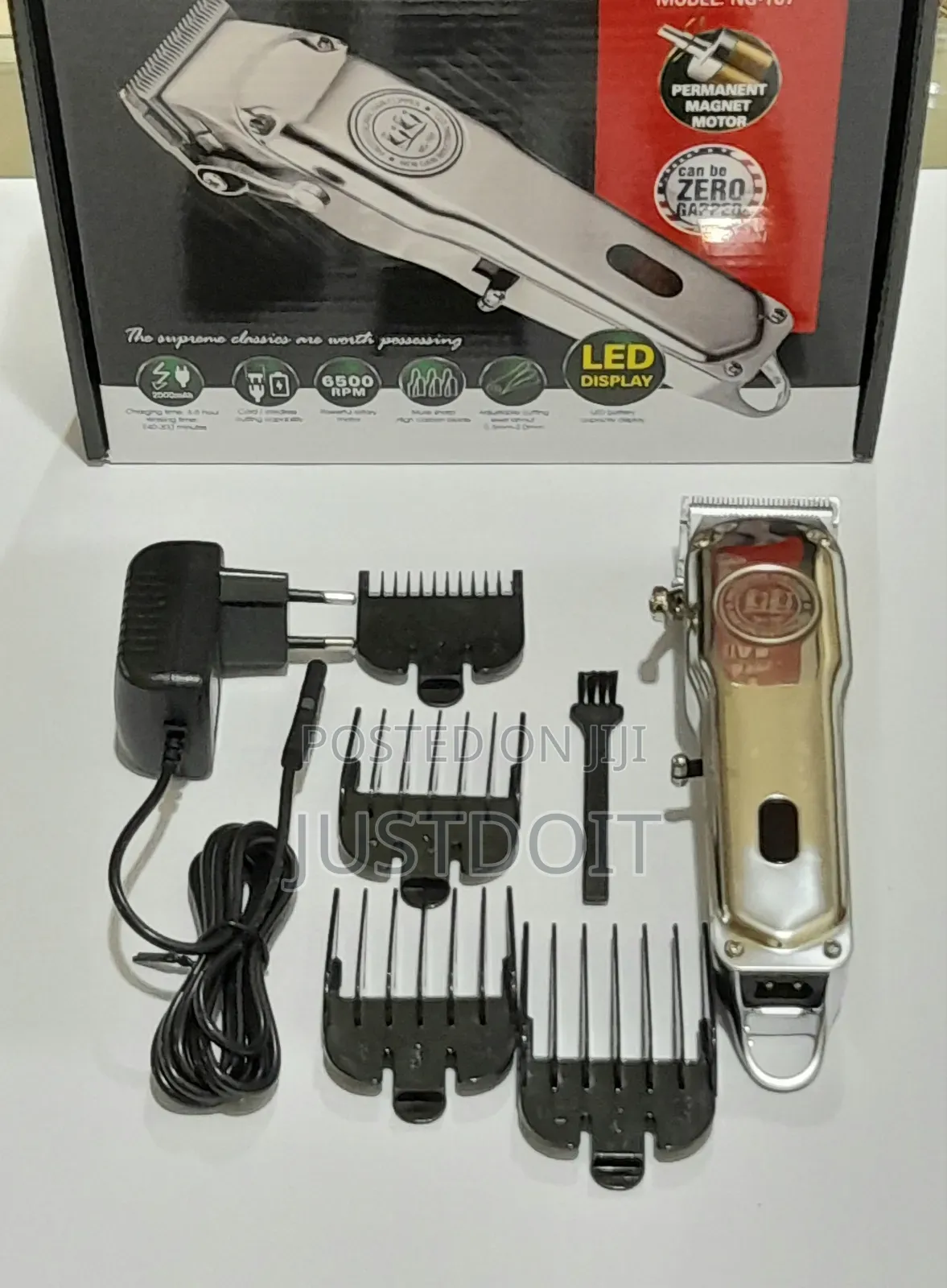 Kiki Professional Cordless Clipper With Led Display
