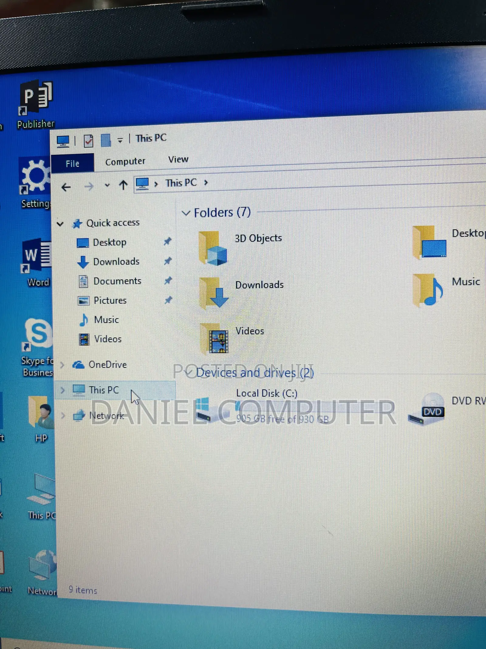 Laptop HP 250 G7 8GB Intel Core I5 HDD 1T