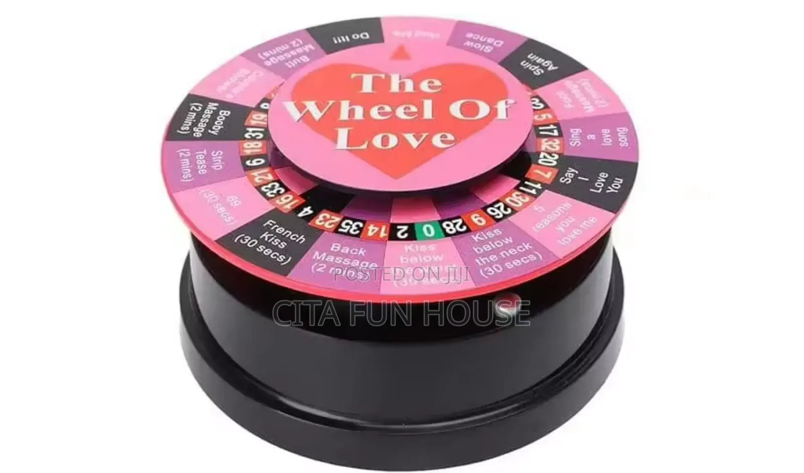 The Wheel of Love Lovers Sex Game