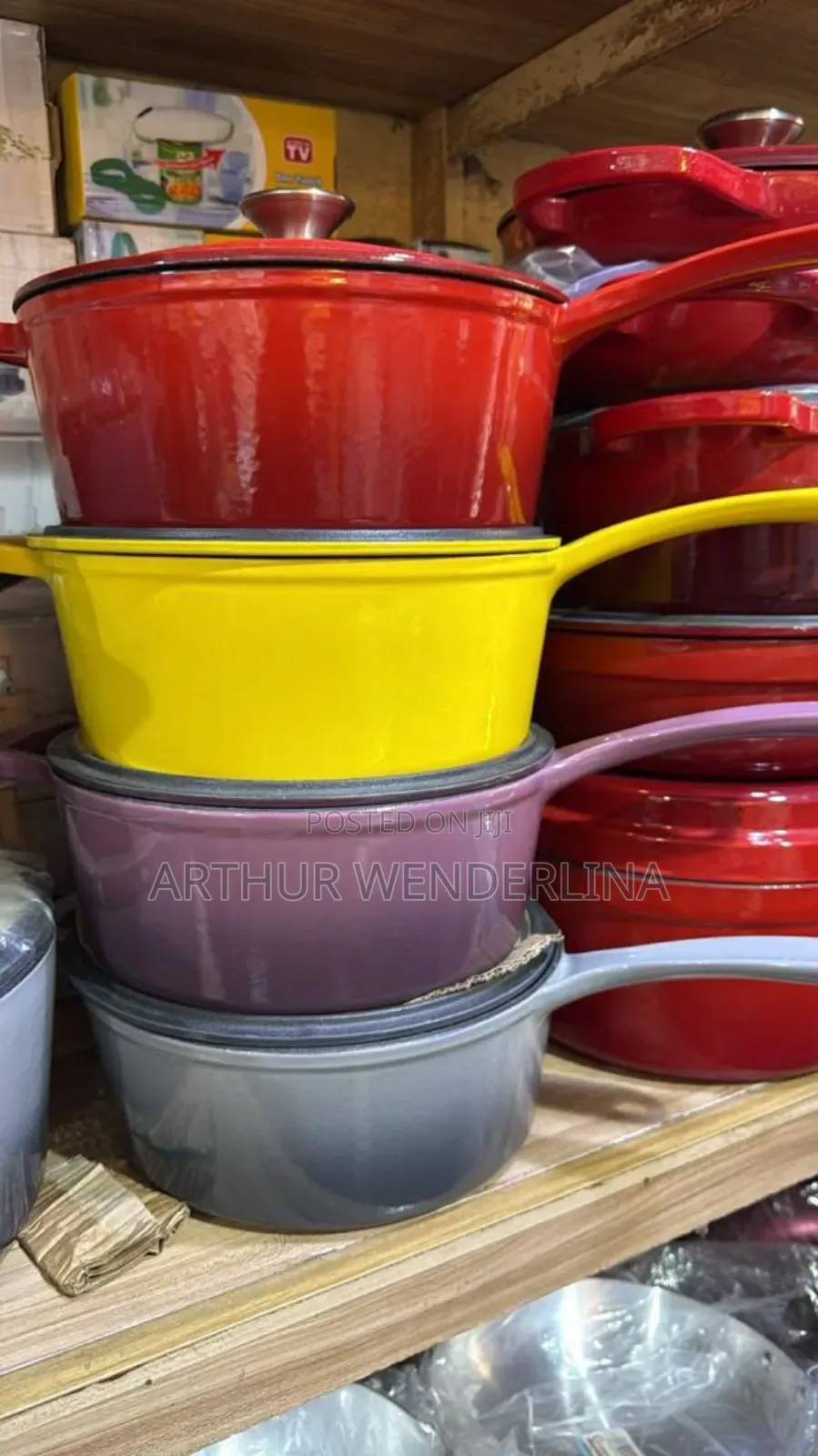 Cast Iron 24cm Untensil for Cooking Banku,Stew Etc.1pieces in the Box