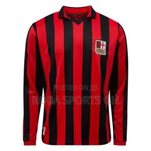 Ac Milan Stripped 125th Anniversary Jersey