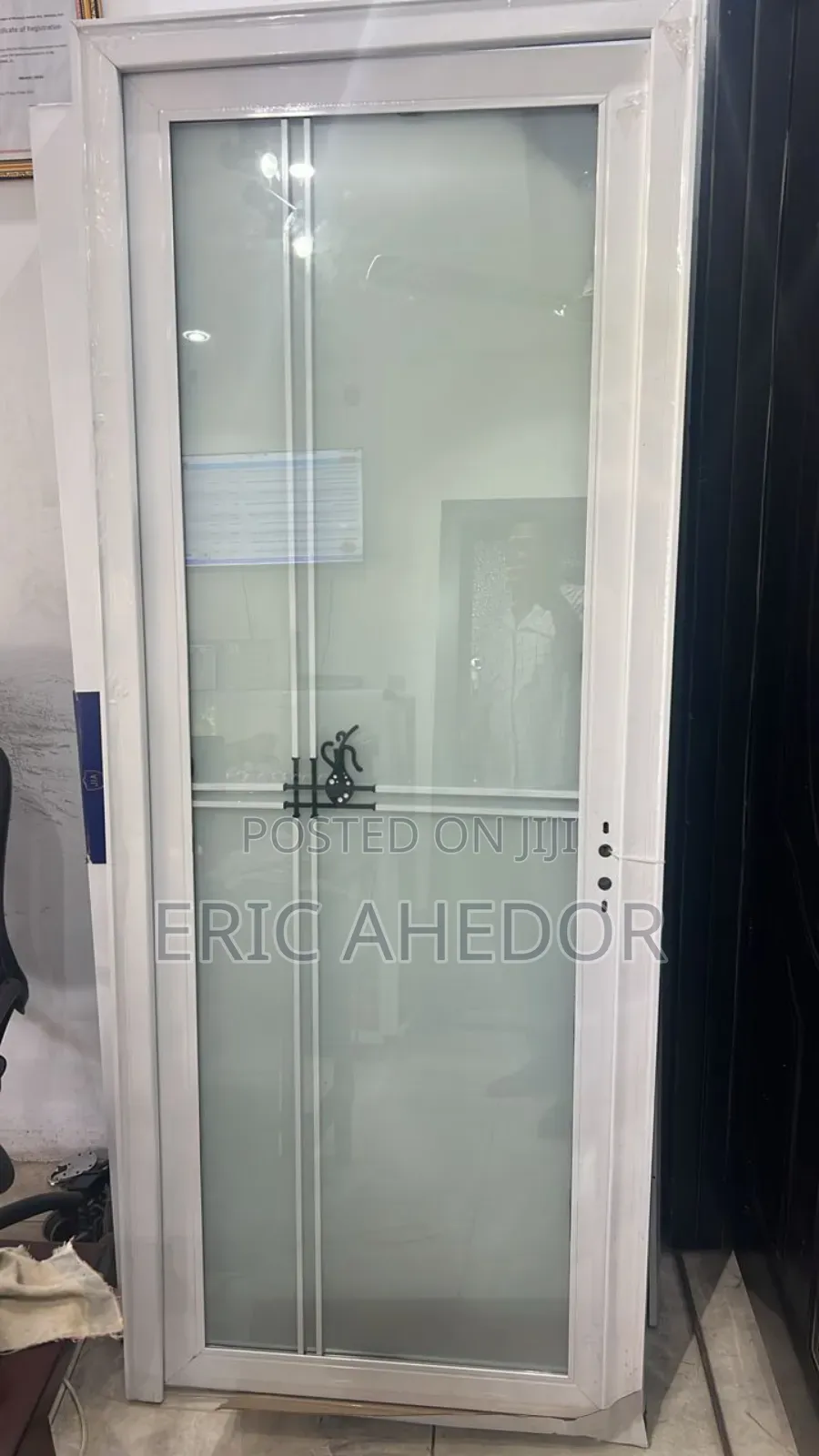 For Bathroom and Toilet Glass Door With Accessories
