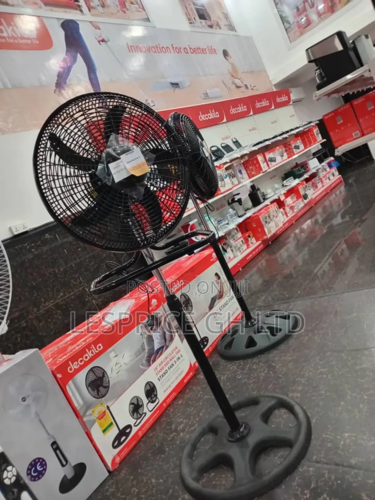 High Velocity Portable Fan~18"_decakila