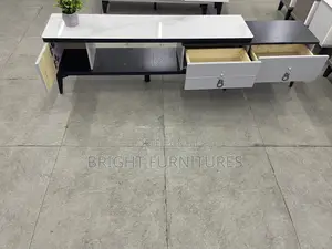 Wooden Tv Stand (With Drawers)