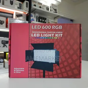 Pro Led 600 RGB Professional Photography and Video Kit
