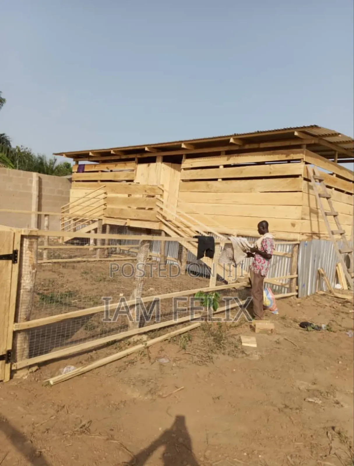 Residential And Goat Pen Construction
