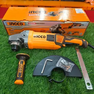 2400 Watt 9 Inches Angle Grinder With Auxiliary Handle - Ag24008
