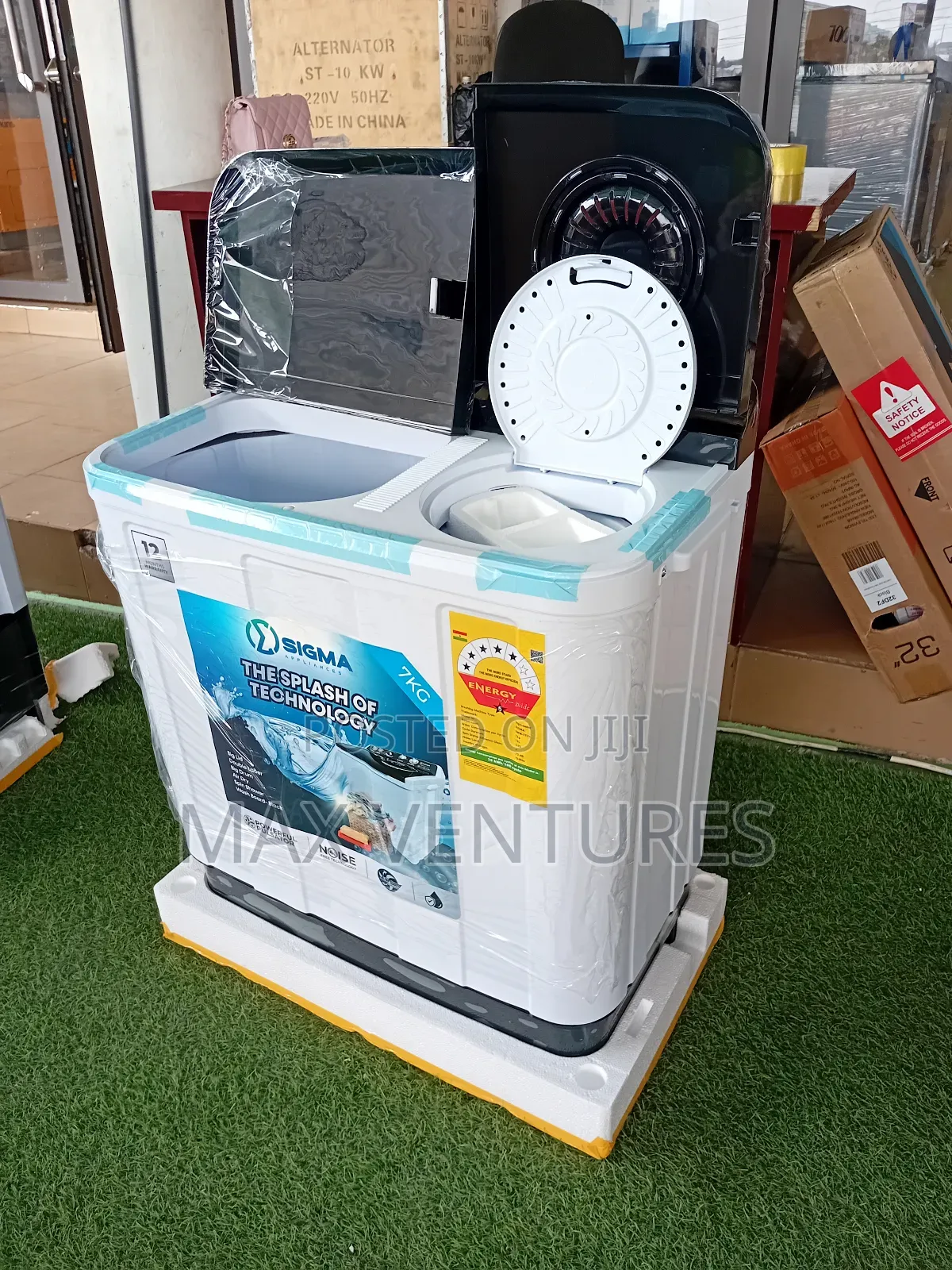 Silent Operation Sigma 7kg Washing Machine Sleek Style