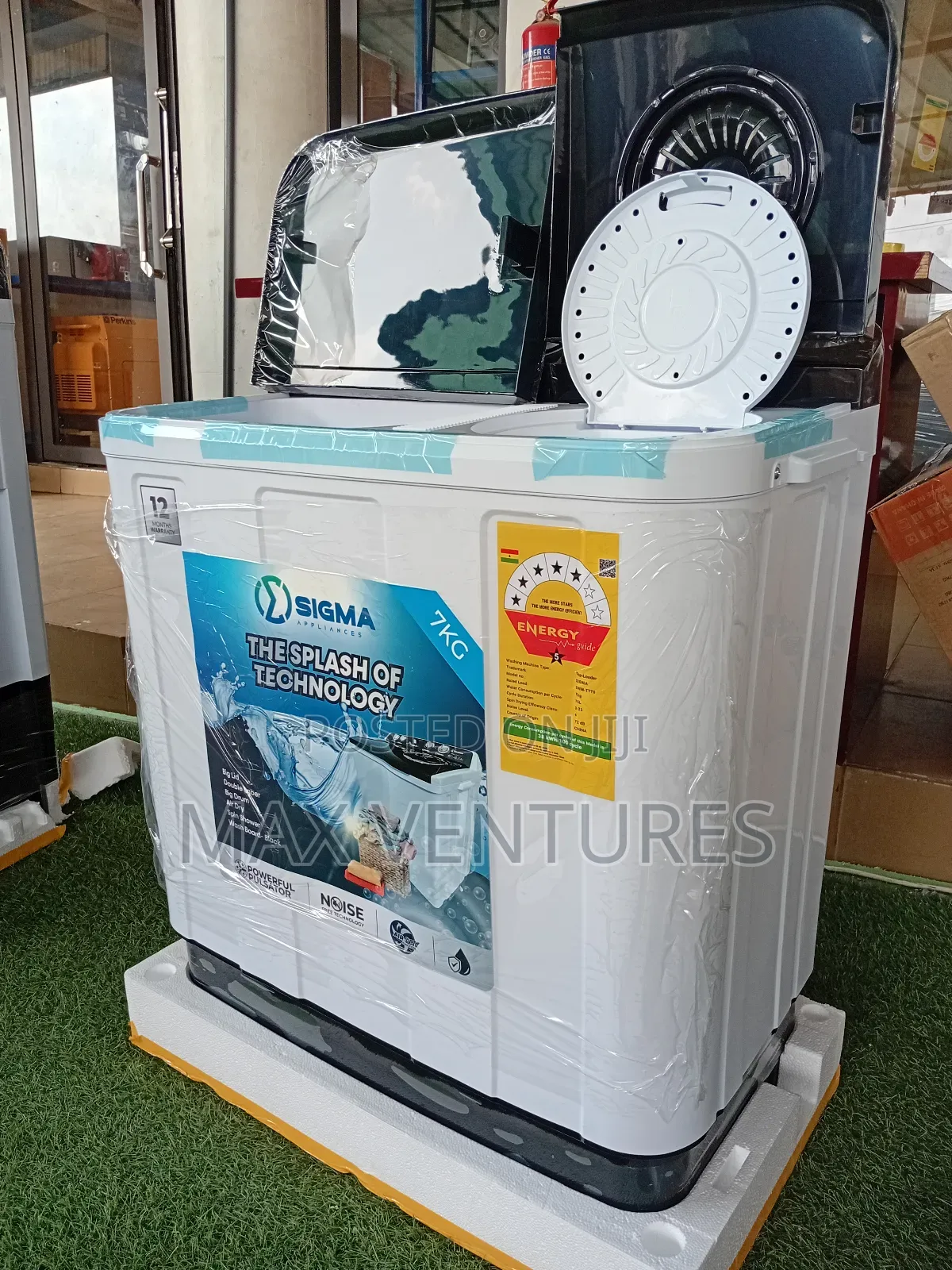 7kg Washing Machine Semi Automatic Sigma Clean Wash