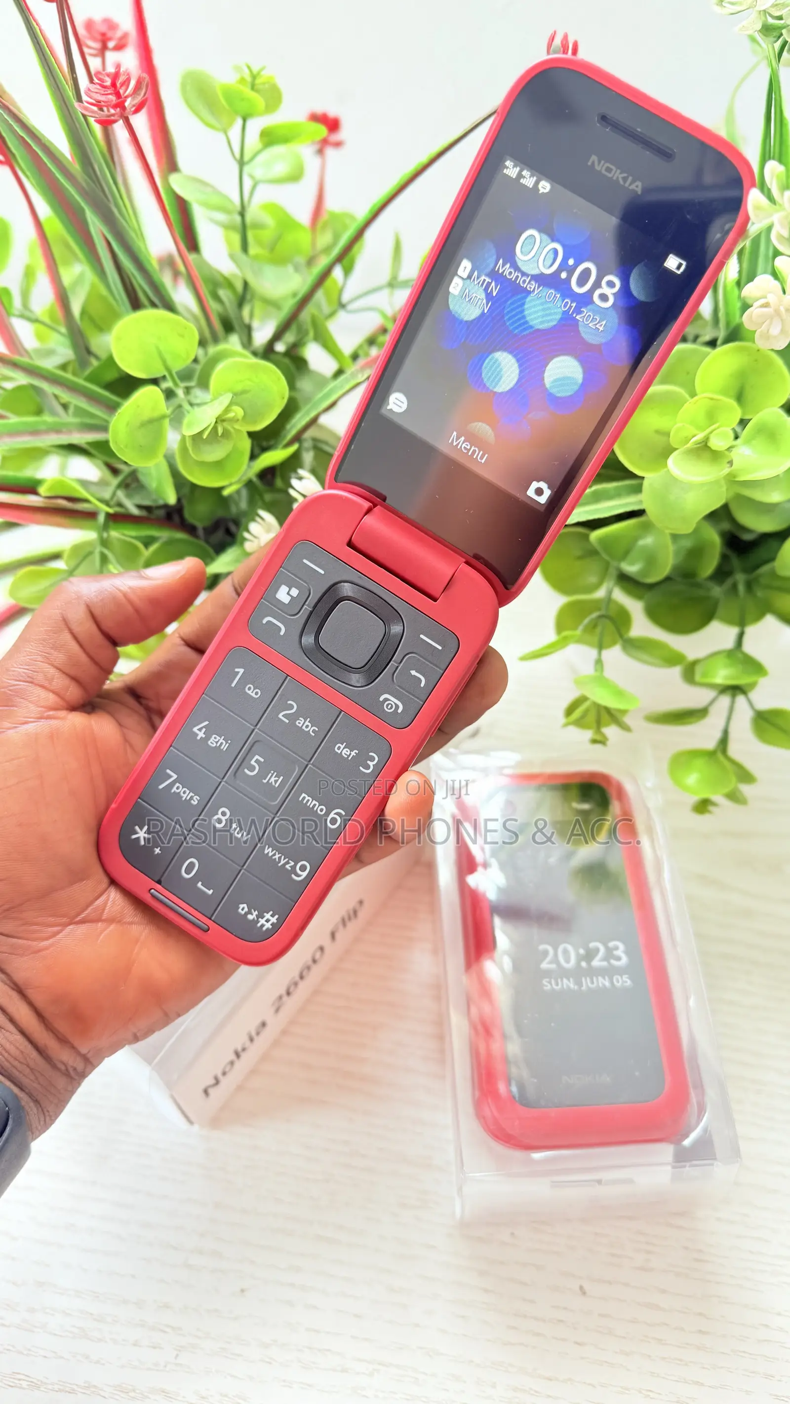 New Nokia 2660 Flip Red